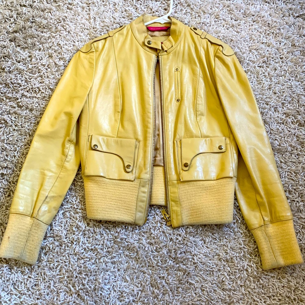 Leather jacket